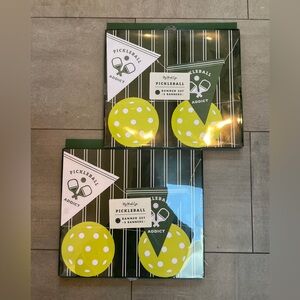 NWT Pickleball Party Banner Set of 2: pickleballs 6’ & pickleball addict 6’